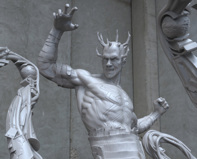 Illustration for article titled U.S. Mint Artist Uses Digital Sculpting to Model Batman and Darth Maul